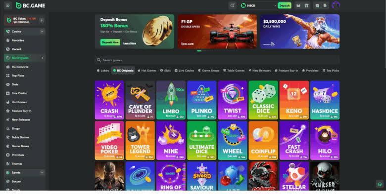 Discovering the Excitement of BC.Game Online Casino